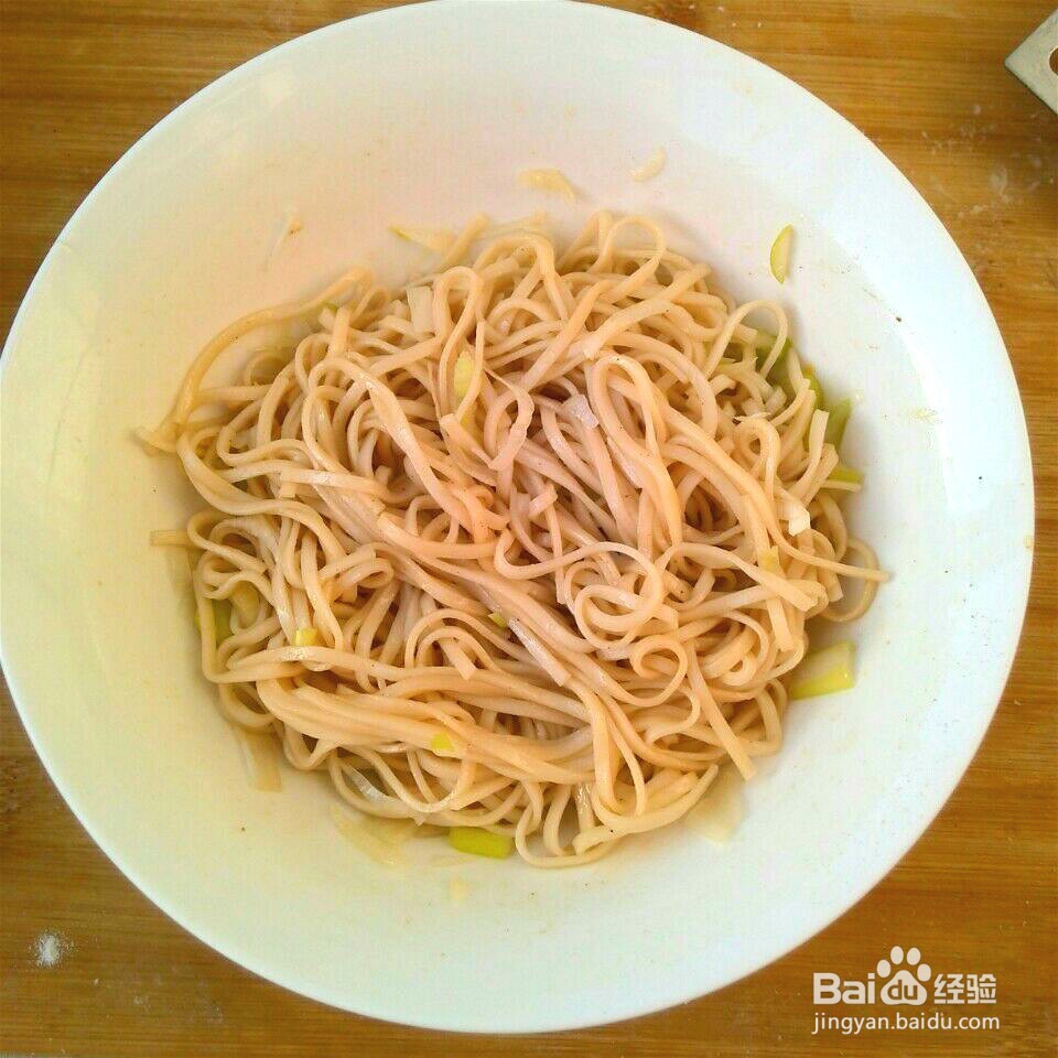 葱油面的家常做法