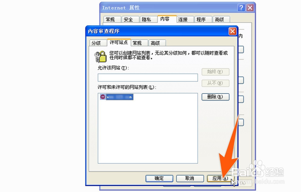怎么禁止打开某个网页，怎么只允许访问指定网站