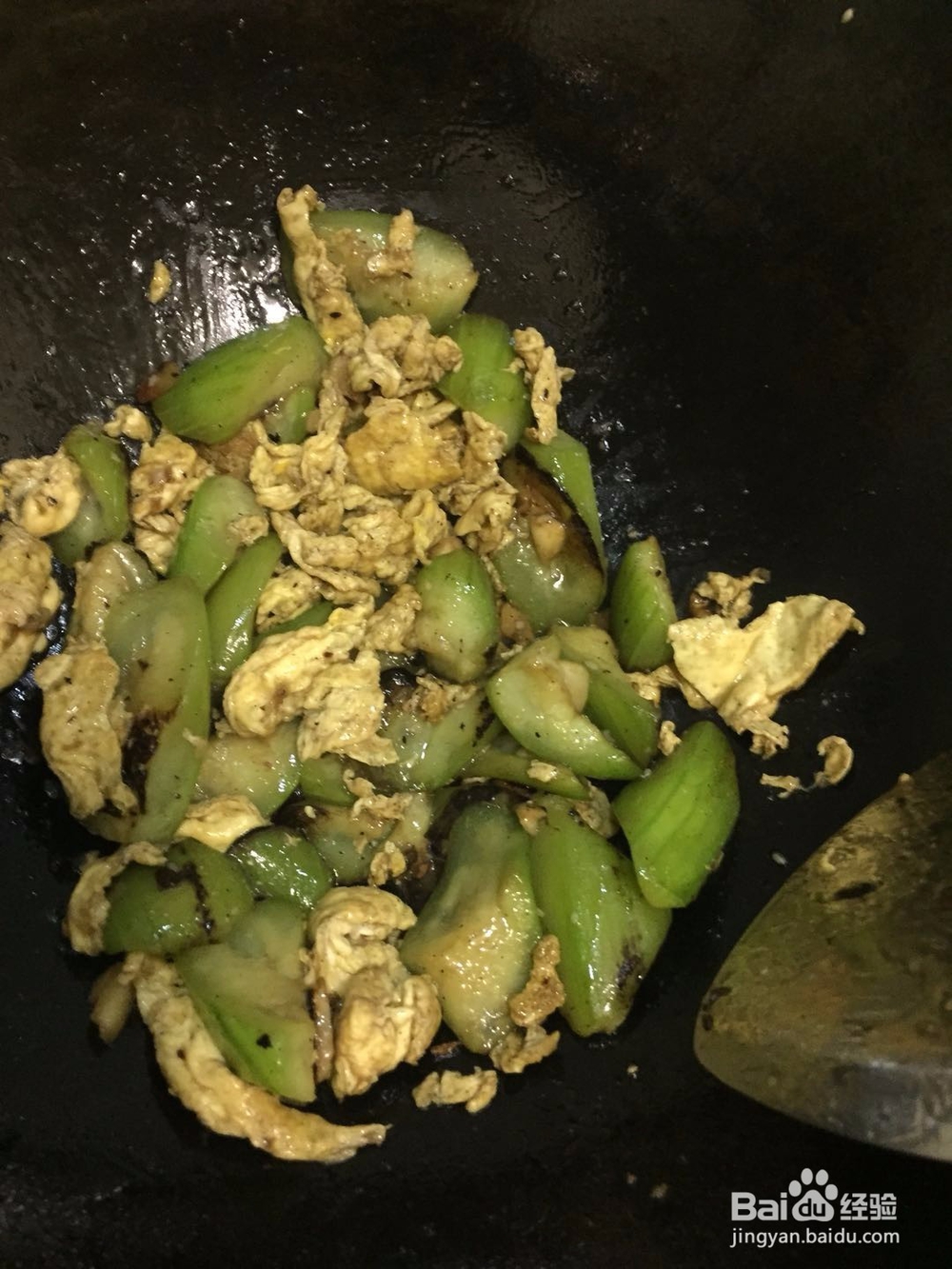 蒜香丝瓜鸡蛋的做法?