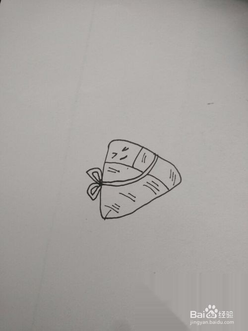 教你简笔画粽子