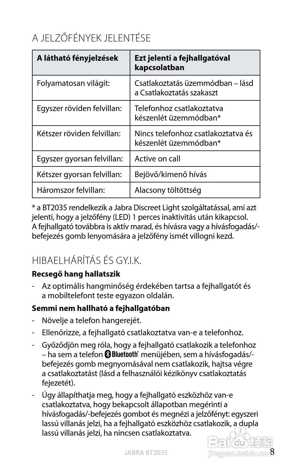 捷波朗BT2035蓝牙耳机使用说明书:[21]