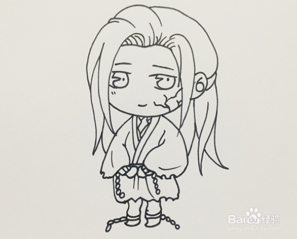 魔道祖师温宁怎么画