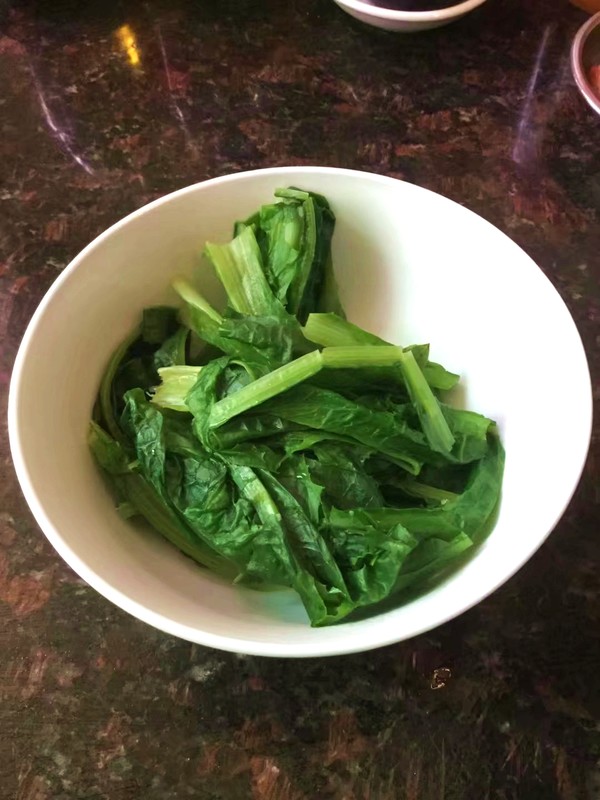瘦肉油菜面的做法