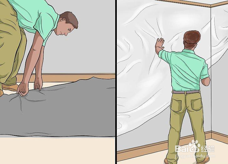 如何给天花板加砂