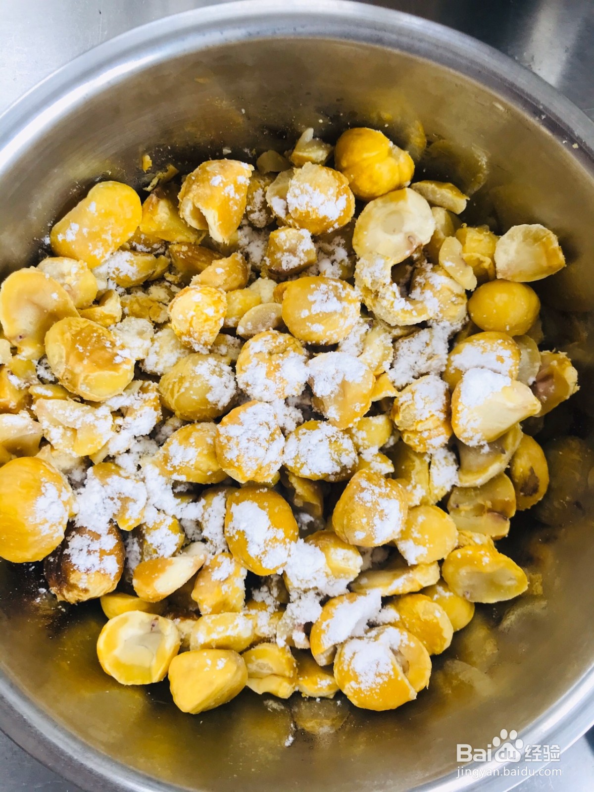 玛丽亚饼干板栗饼