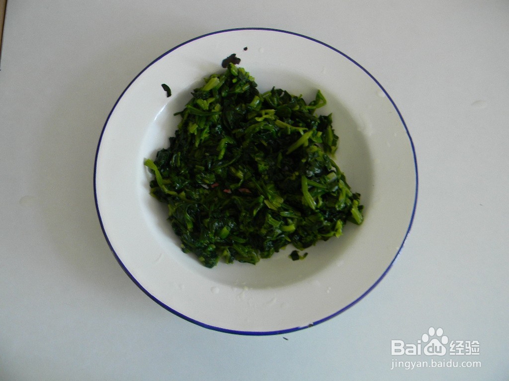 家常美味——浇汁菠菜鸡蛋糕