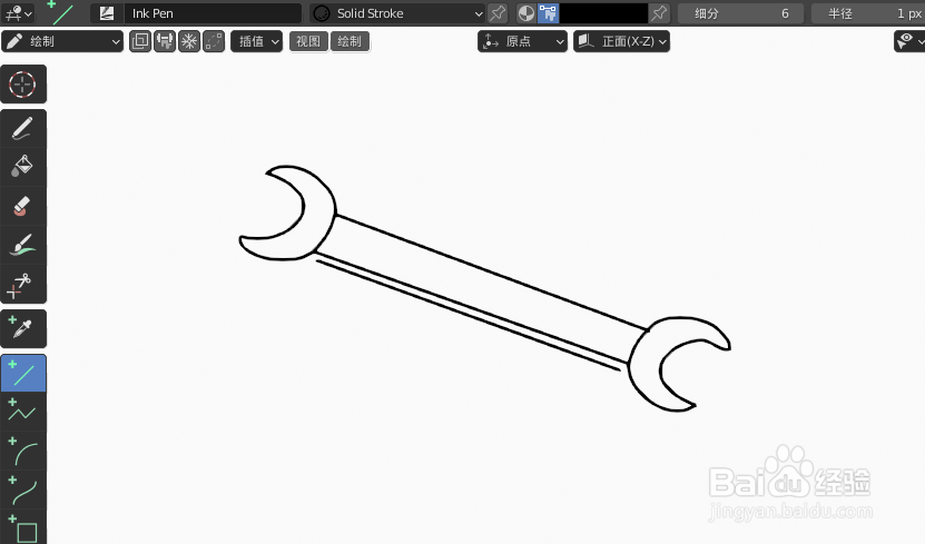 如何使用blender2.9快速设计扳手简图模型
