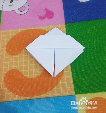 手工折纸之超级玛丽帽子的折法