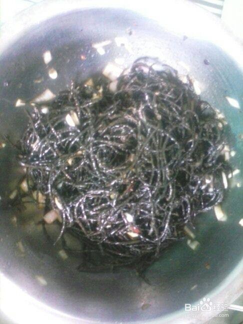 凉拌蒜香核桃花