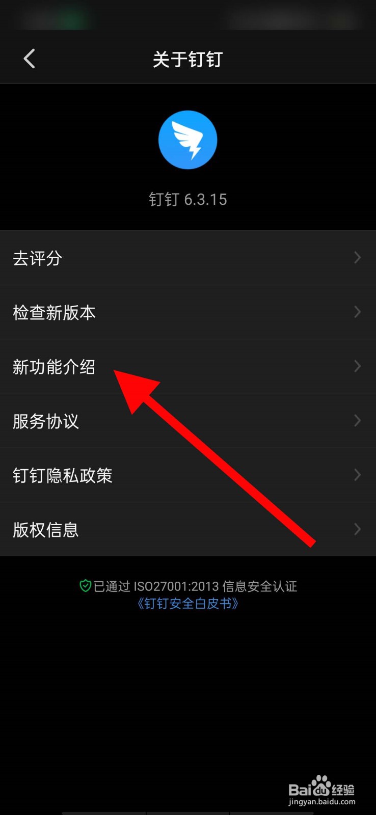 钉钉app怎么查看新功能介绍