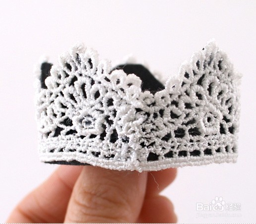 教你做蕾丝皇冠发卡