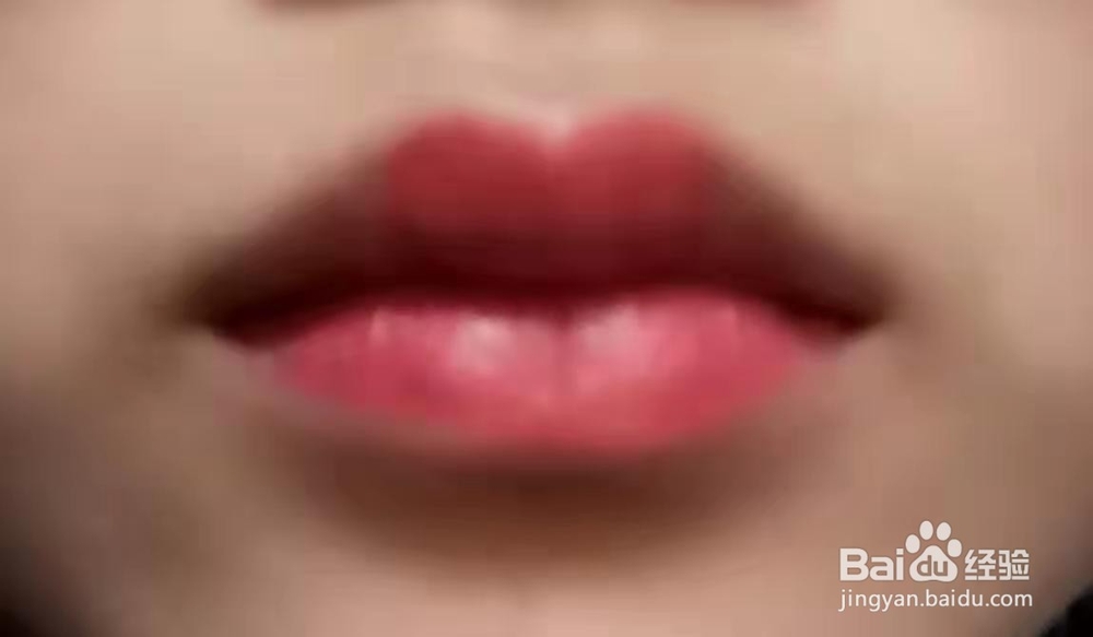 化妆小白的口红厚涂