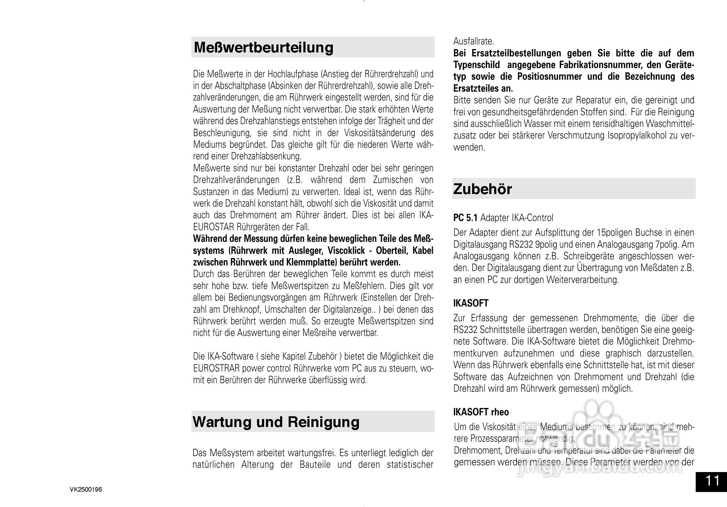 IKA VK600控制型扭矩测量仪使用说明书:[2]