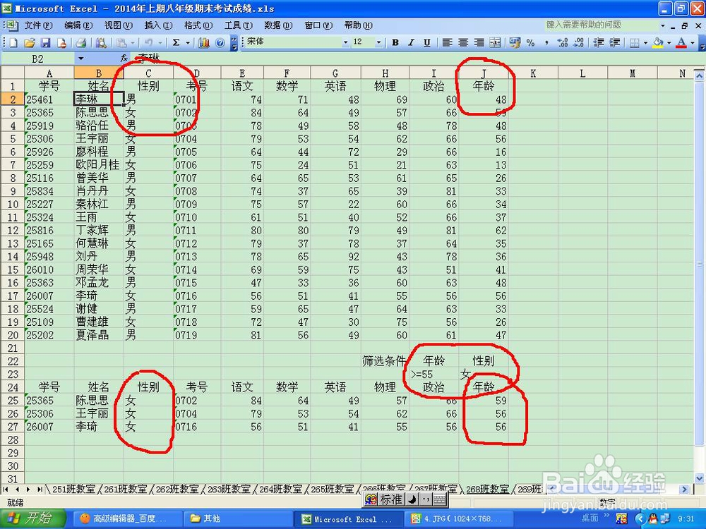 如何从电子表格中筛选自定义数据