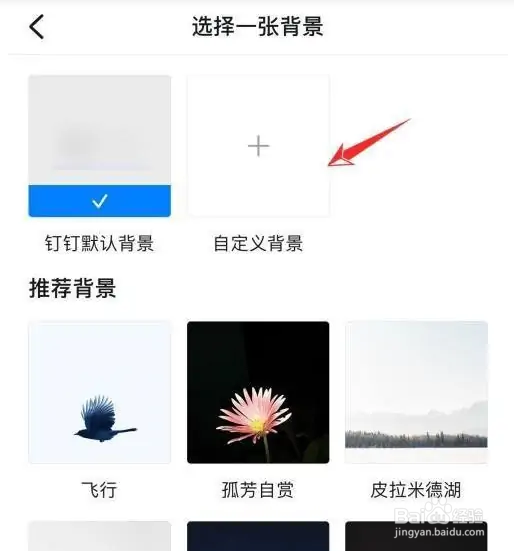 怎么设置钉钉里的自定义聊天背景？