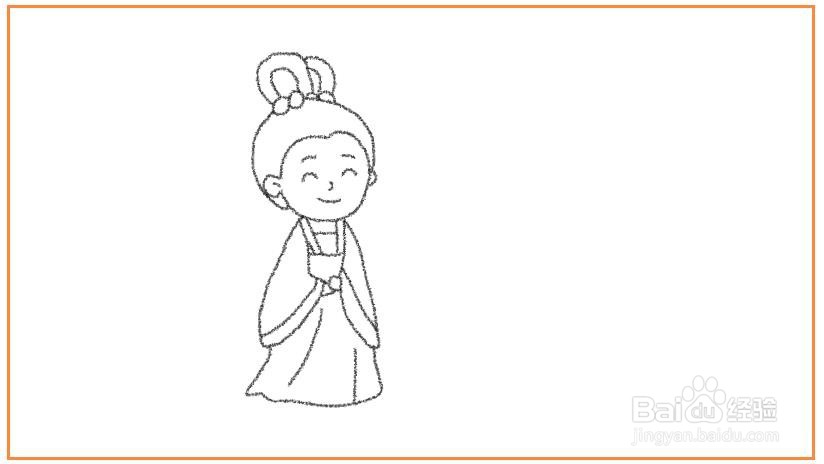 牛郎与织女简笔画