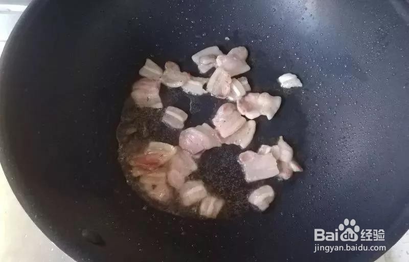 五花肉炒土豆片的做法