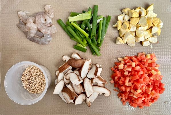 鲜味板栗虾仁粥