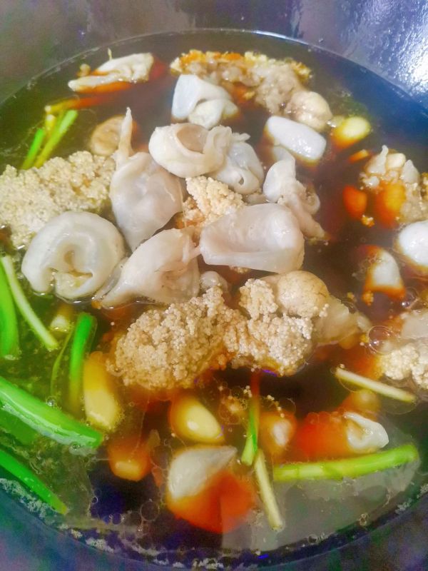 红烧鱼籽鱼泡炖豆腐