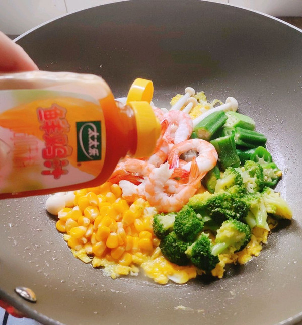 水煮鲜虾超级碗