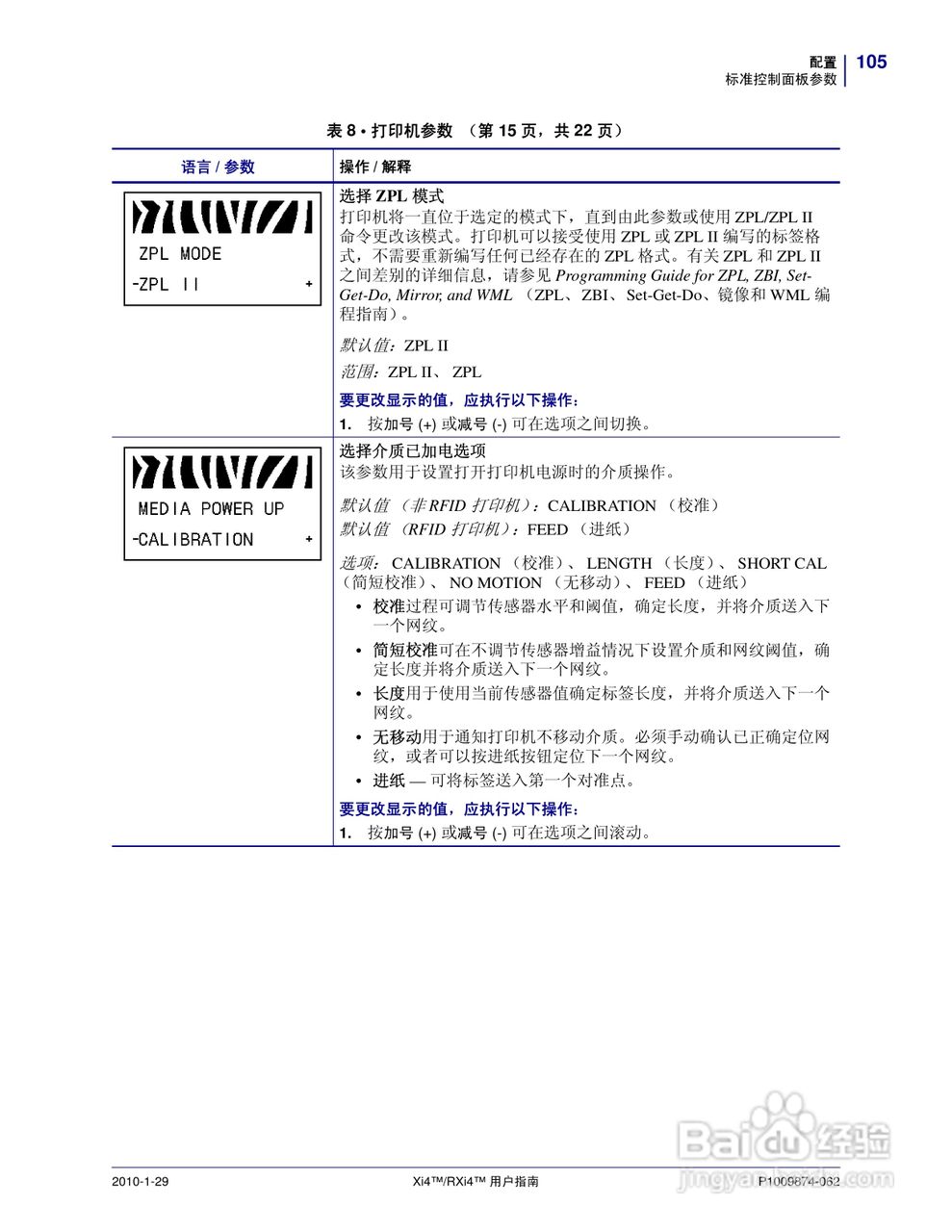 Zebra斑马 RXi4打印机说明书:[11]