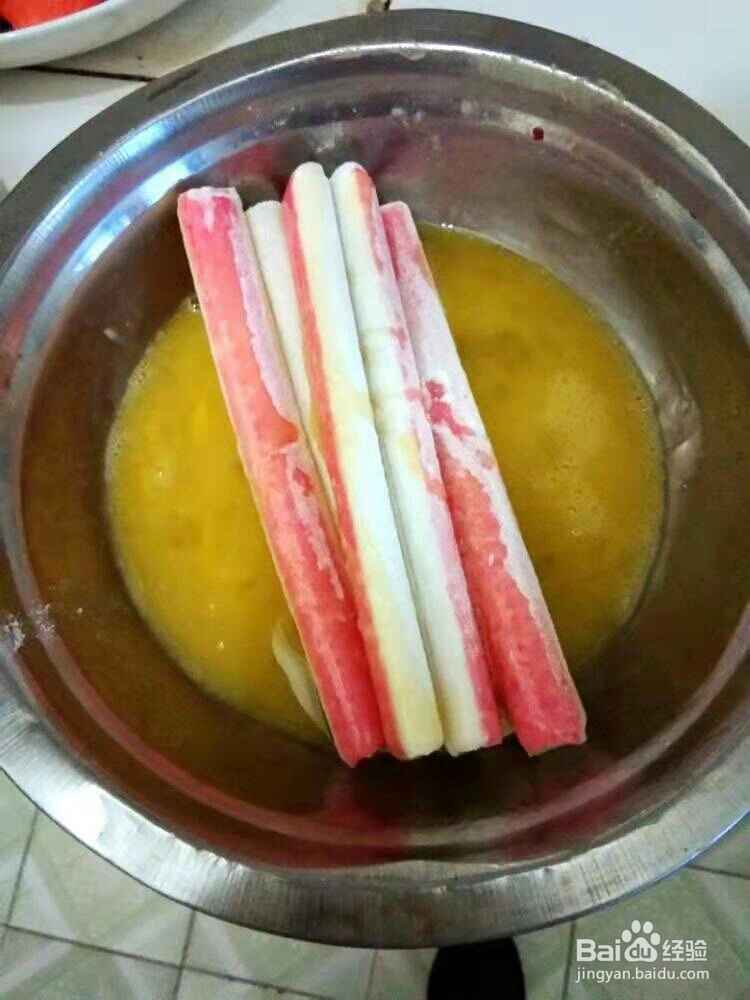 细腻美味的煎蟹