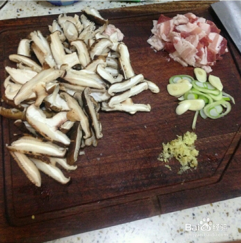 怎么做香菇炒肉——香菇炒肉