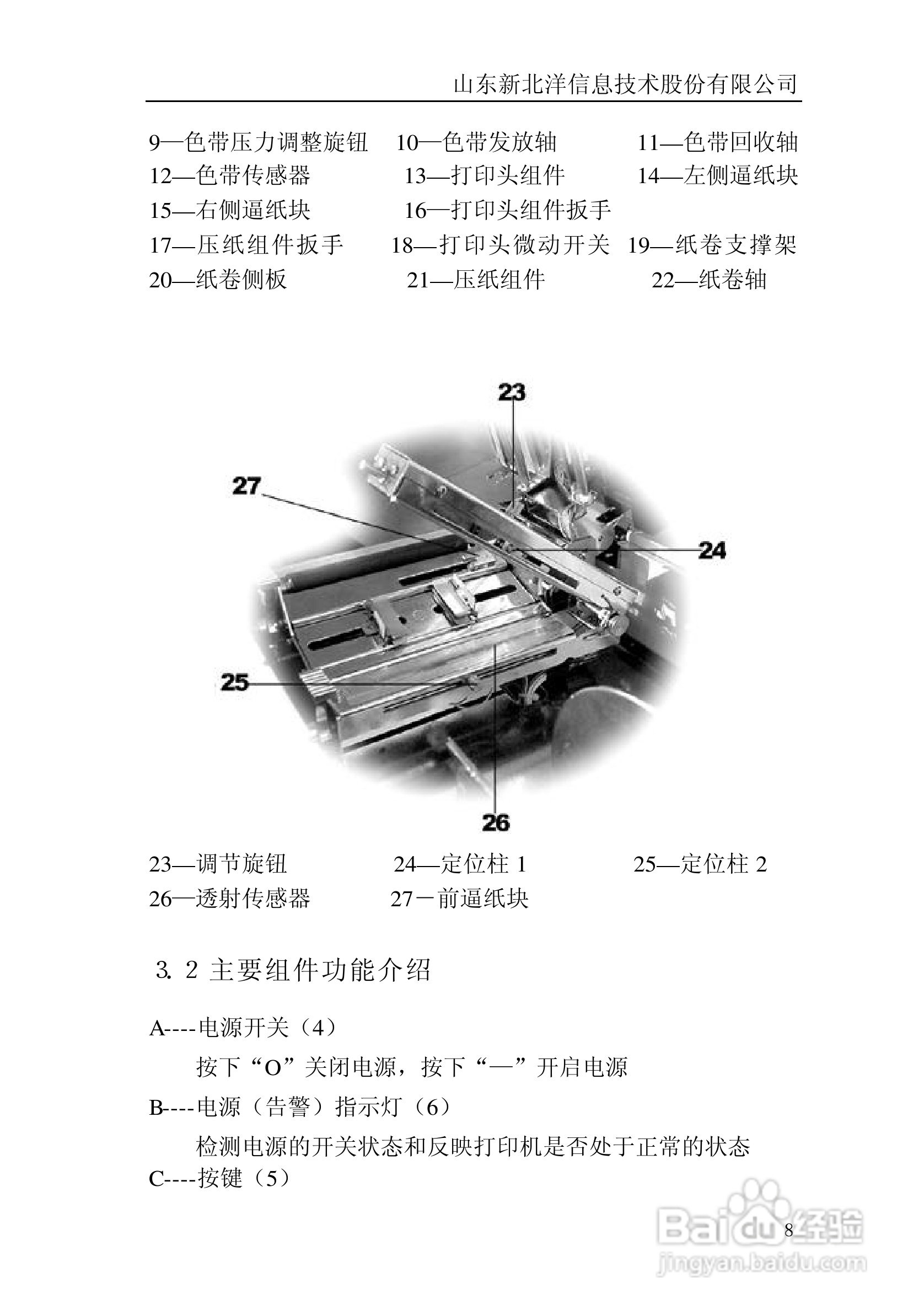 北洋BTP-1000BP标签/条码打印机用户手册:[2]
