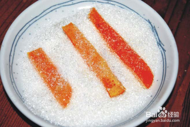 糖渍橙皮的做法