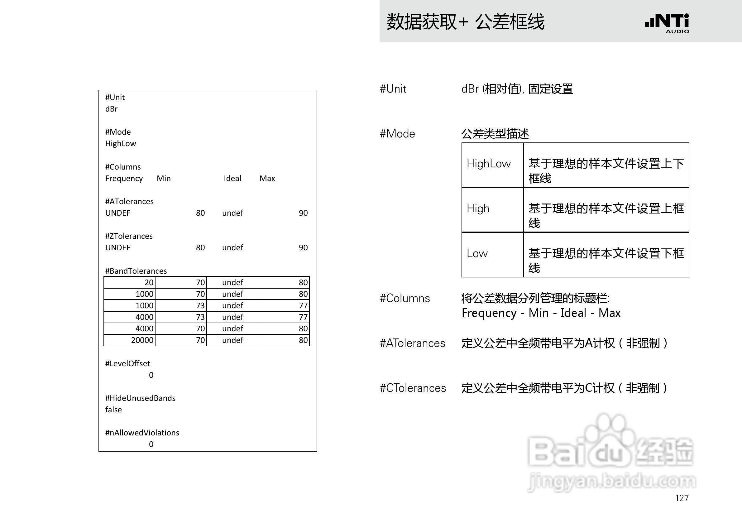 NTI AUDIO XL2手持便携式音频分析仪操作手册:[13]