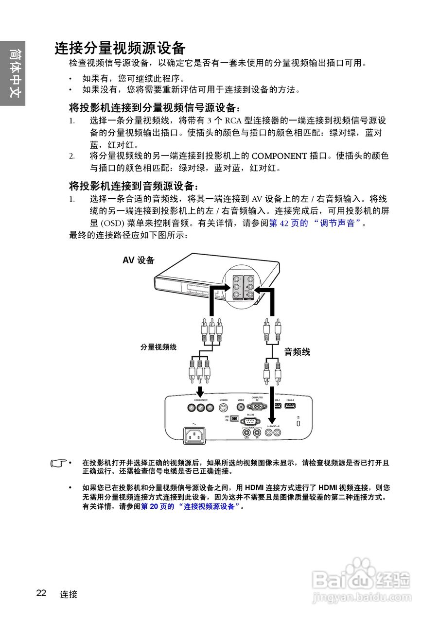 明基W1060投影机使用说明书:[3]