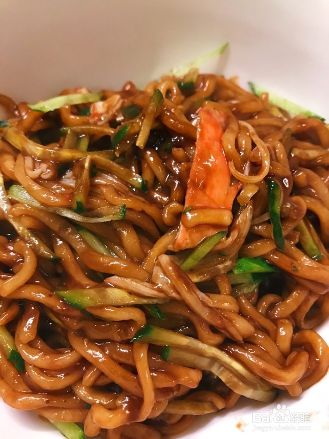 韩国炸酱面怎么做