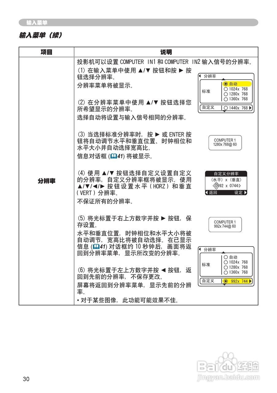 日立 MPJ1投影机说明书:[3]