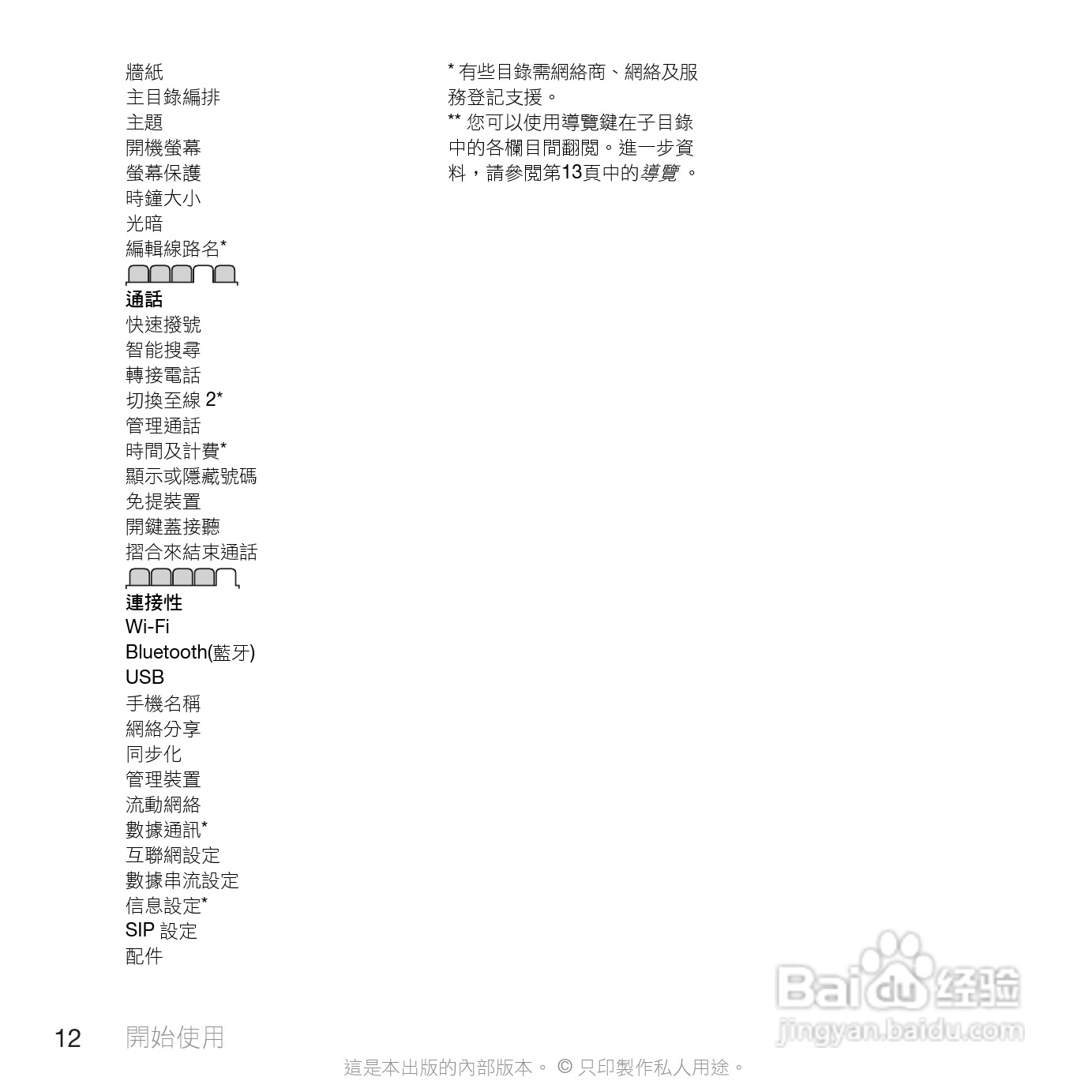 索尼爱立信G705手机使用说明书:[2]