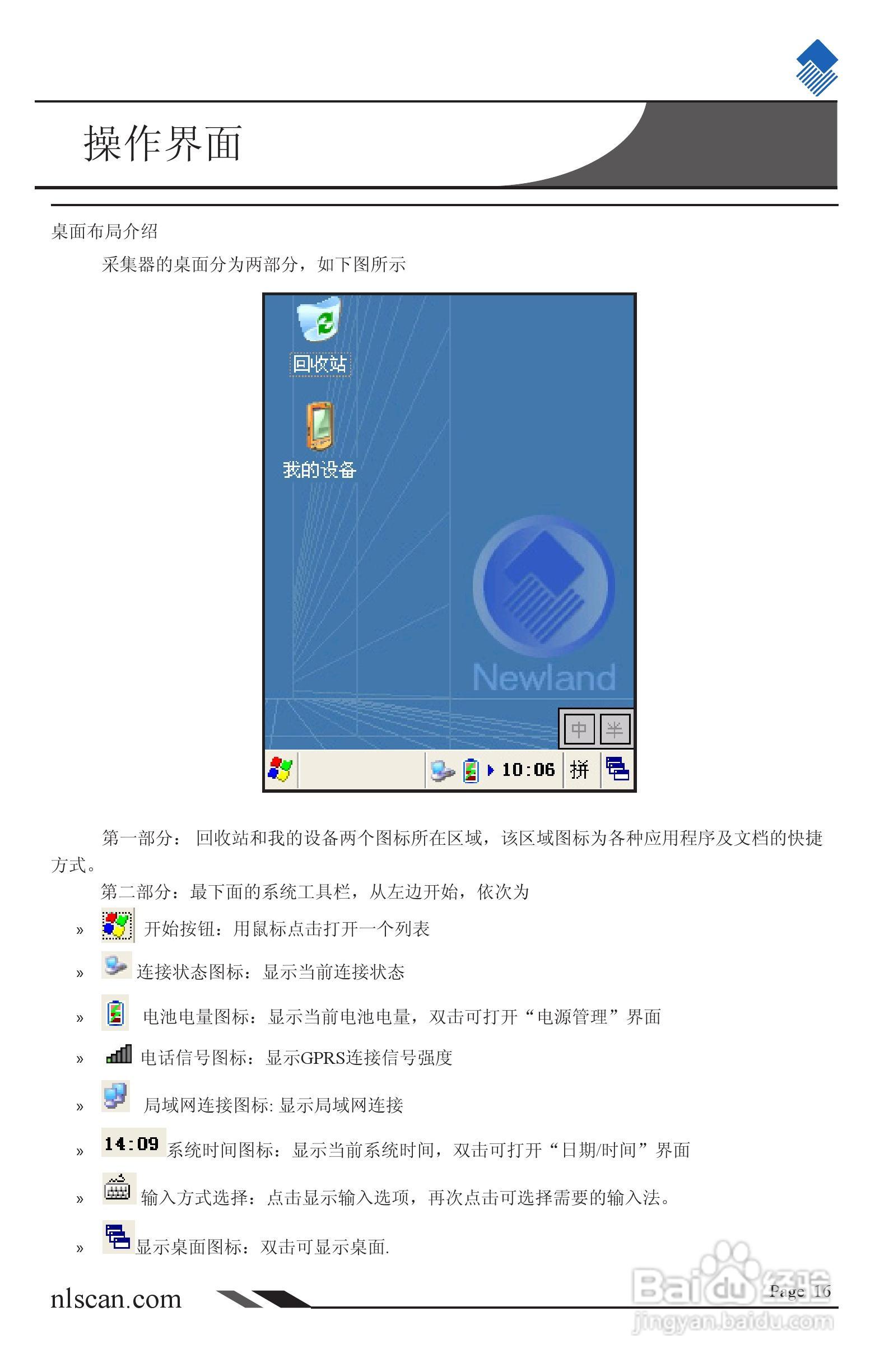 NEWLAND NLS-PT980系列便携式数据采集器用户手册:[2]