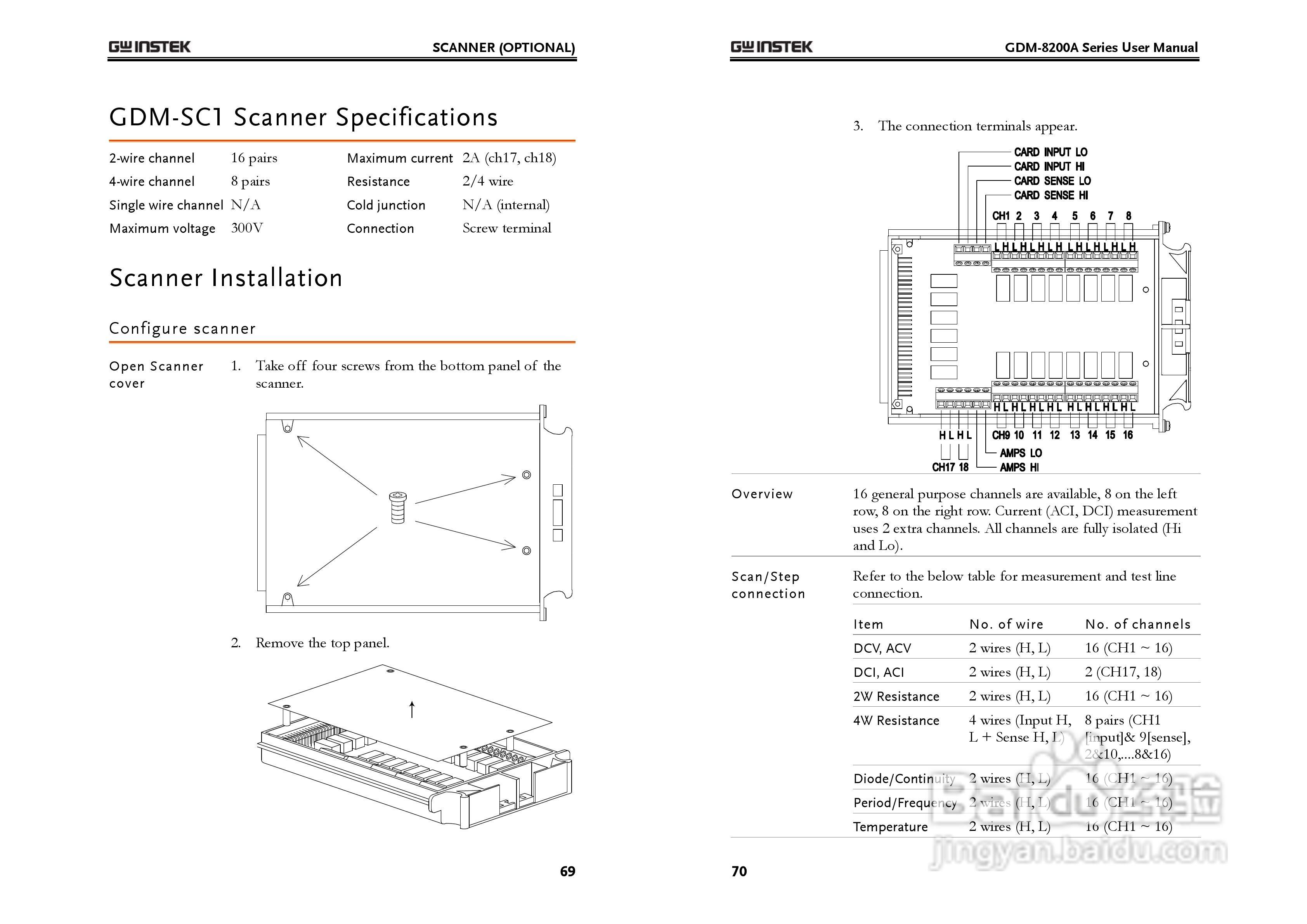 固纬GDM-8251A数字万用表使用说明书:[4]