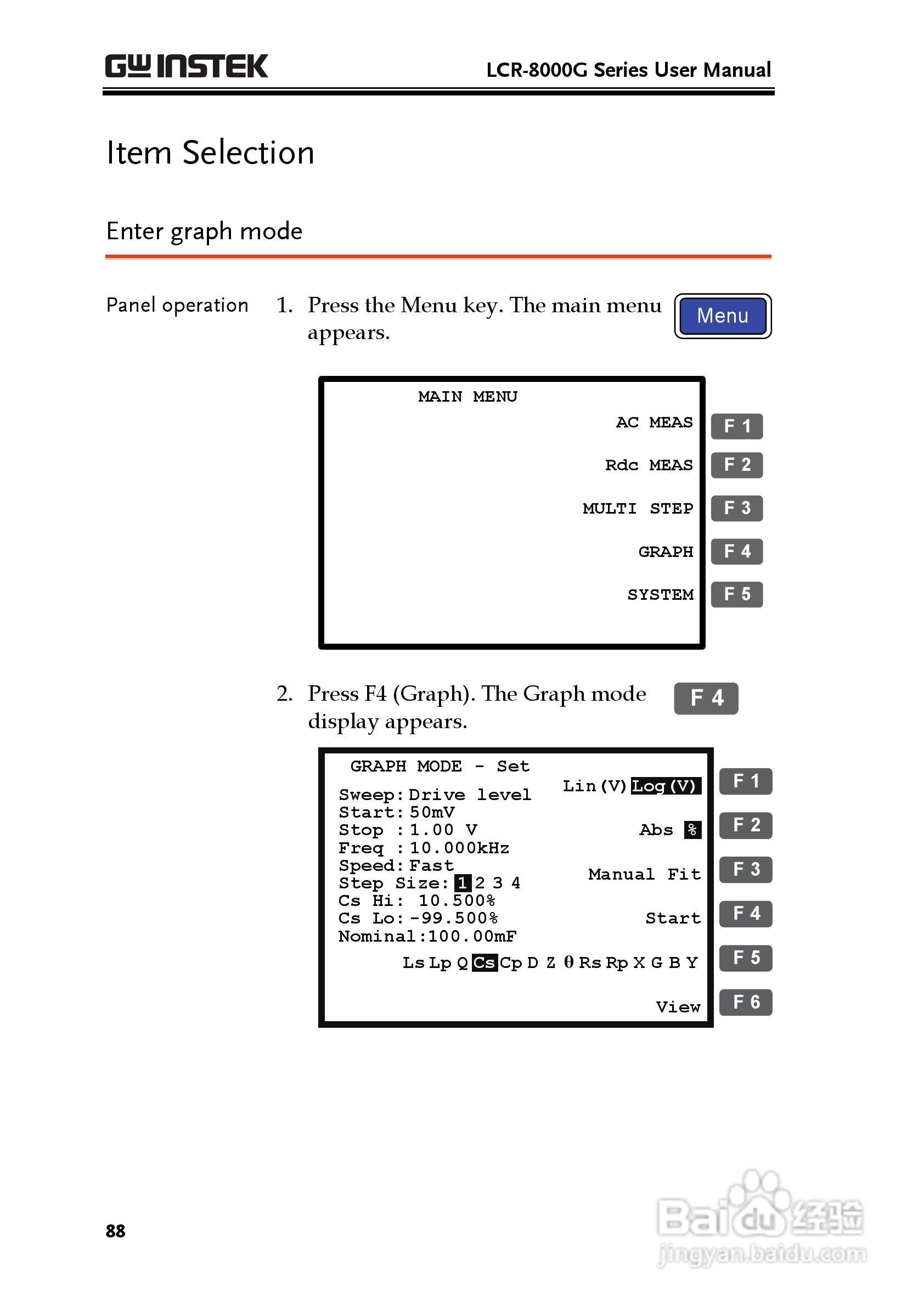 固纬LCR-8105G高精度LCR测试仪使用说明书:[9]