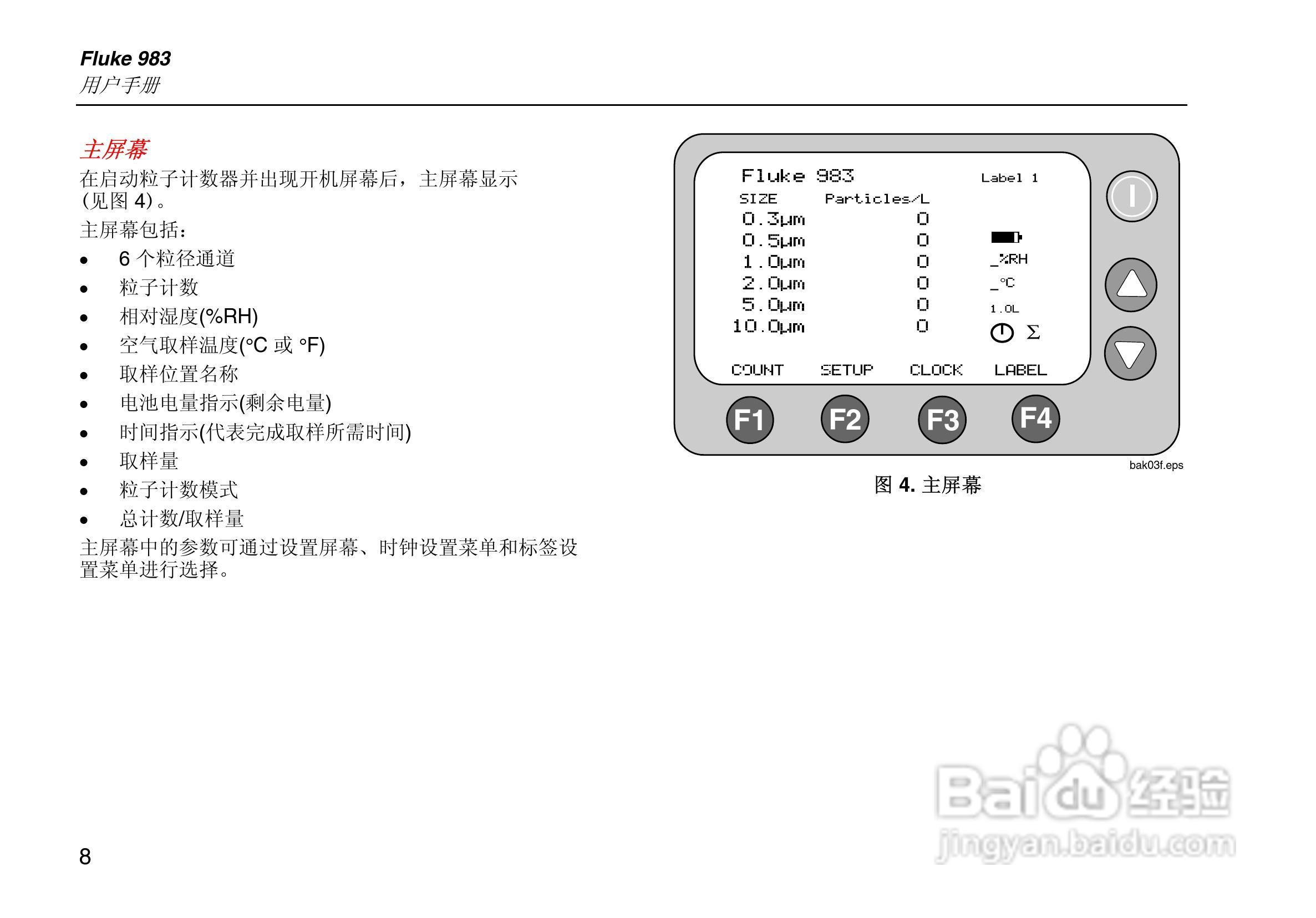 日图科技 Fluke983粒子计数器用户手册:[2]