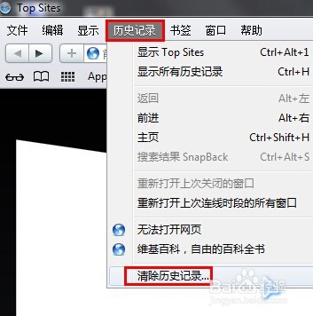 怎么清除电脑版的Safari浏览器的历史记录cookie