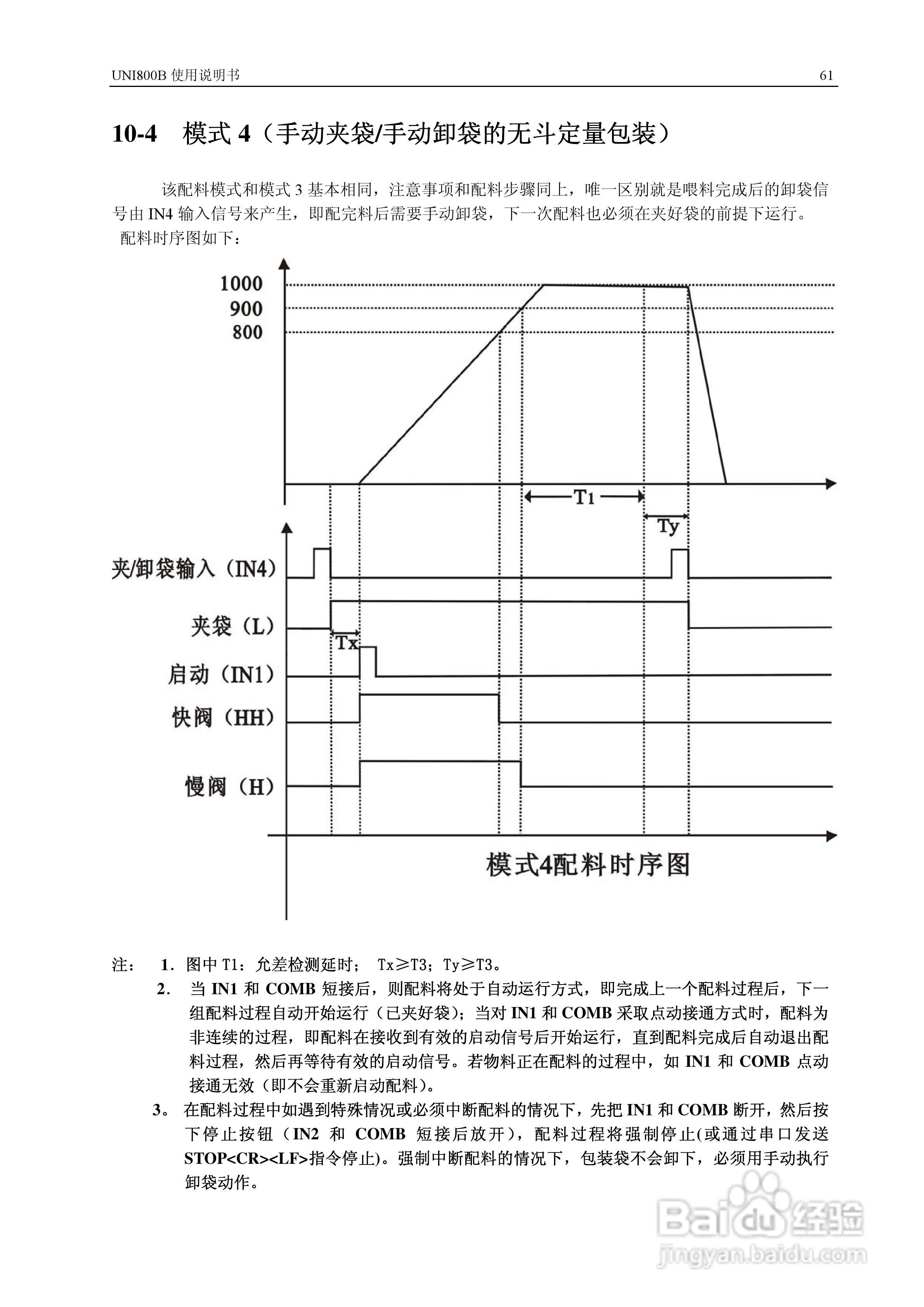 UNI 800B定量秤控制仪使用说明书:[7]