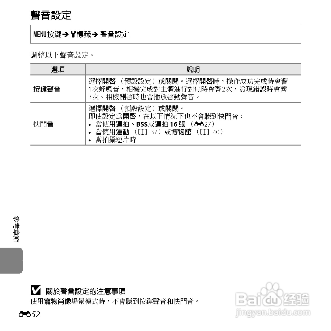 尼康 COOLPIX L25(繁体中文)说明书:[16]