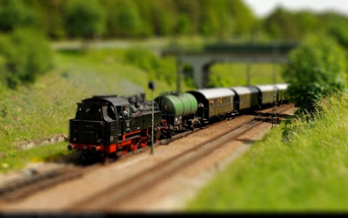 怎样用PS做移轴美图