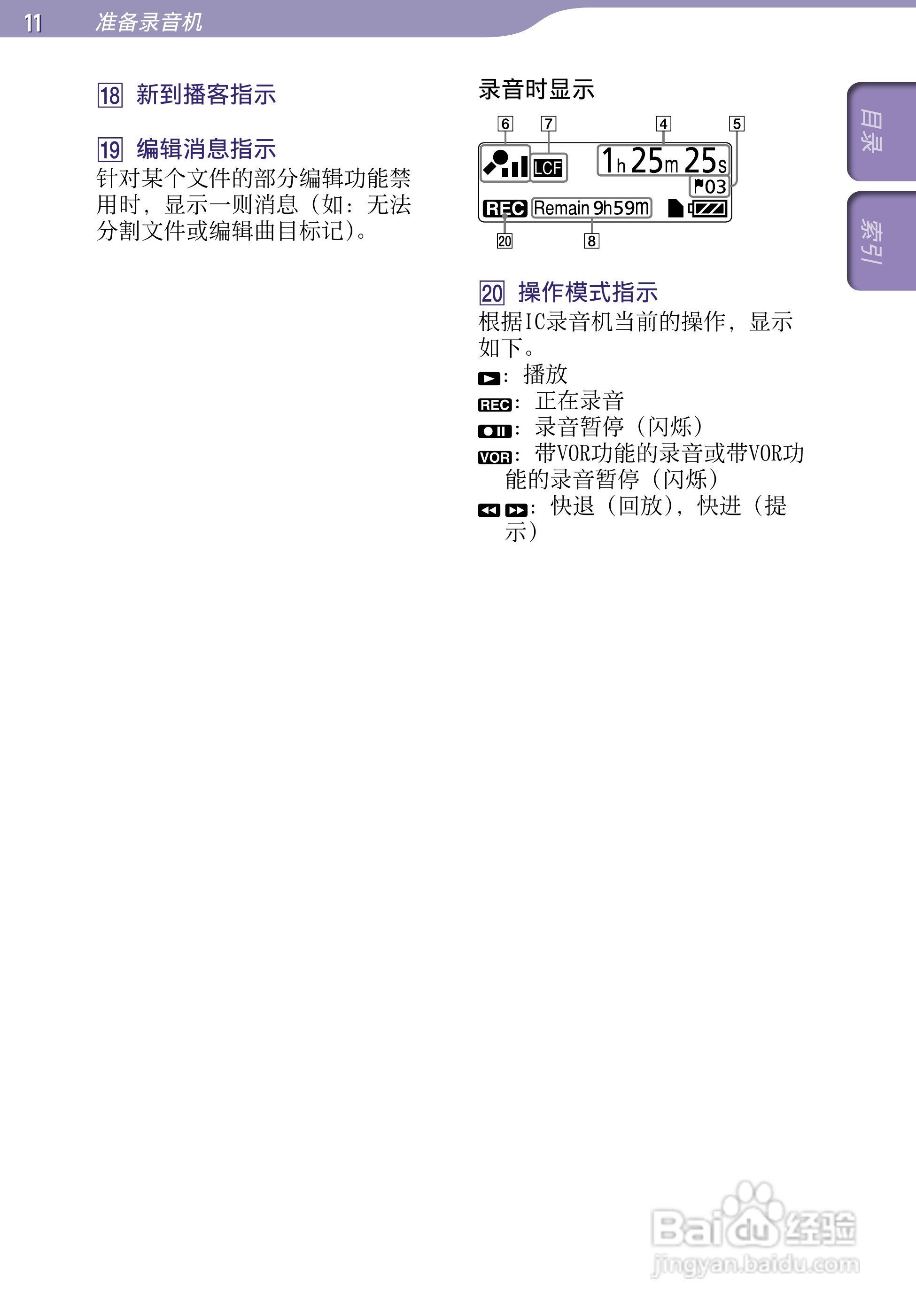 索尼ICD-TX50数码录音棒使用说明书:[2]