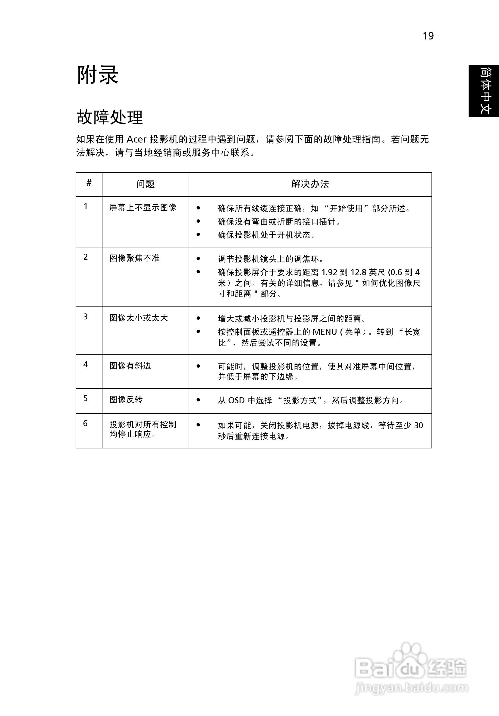 宏基C112投影机使用说明书:[3]