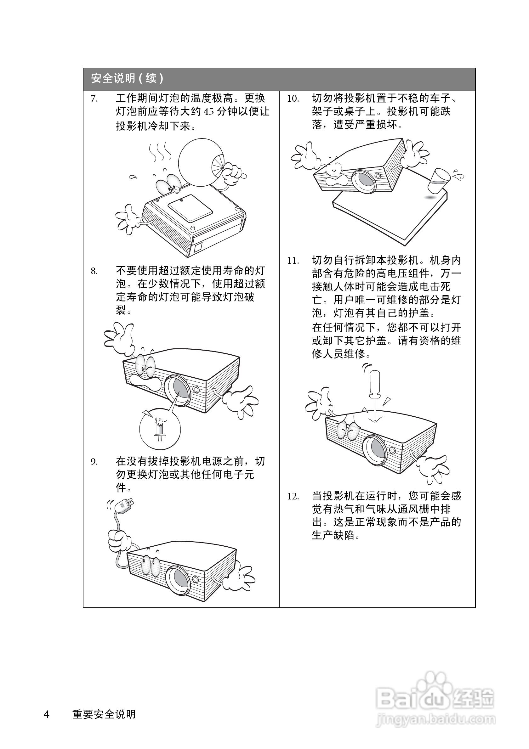 明基MP730投影机使用说明书:[1]