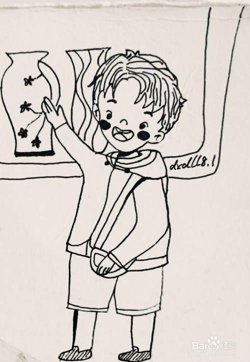 插画教程之博物馆里的小讲解员