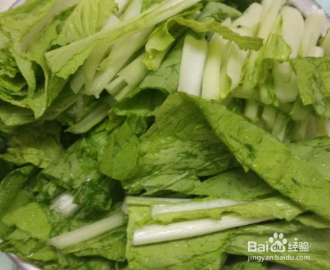 小白菜豆腐的做法