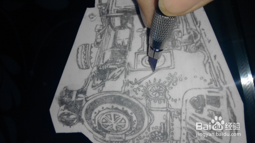 手工橡皮章之火车橡皮章