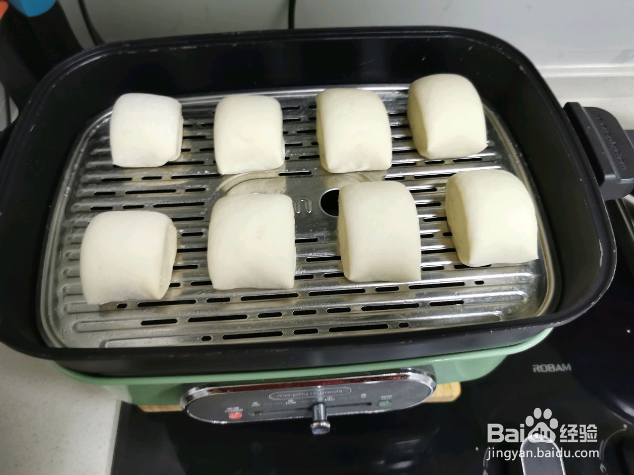 刀切牛奶馒头的做法