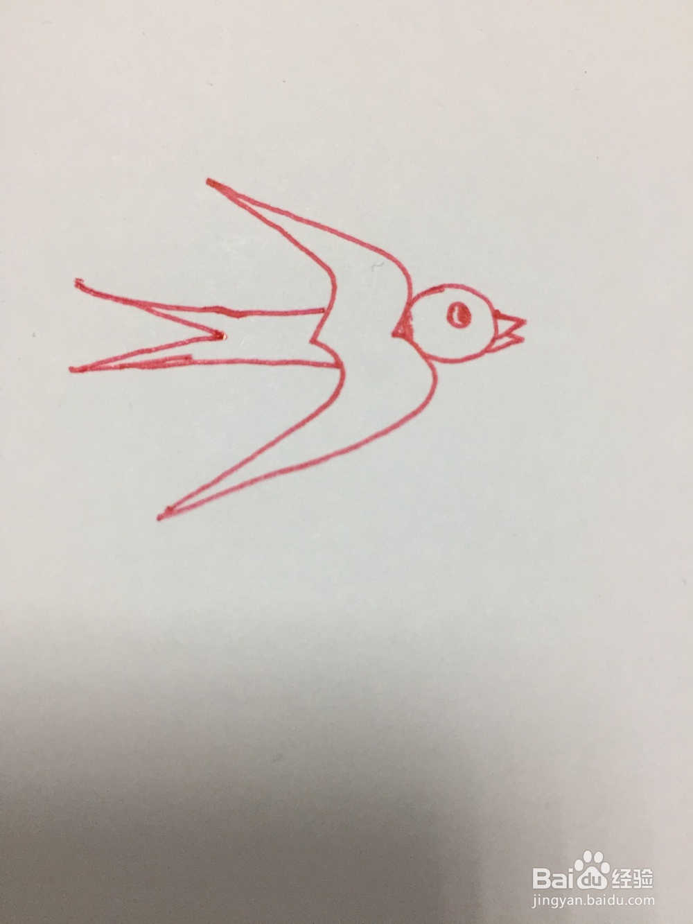 简笔画：小燕子的画法